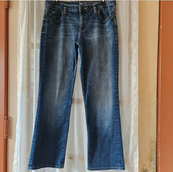 📌61 GAP CURVY STRAIGHT FIT JEANS WOMEN'S SIZE 12|31 - Picture 3 of 11